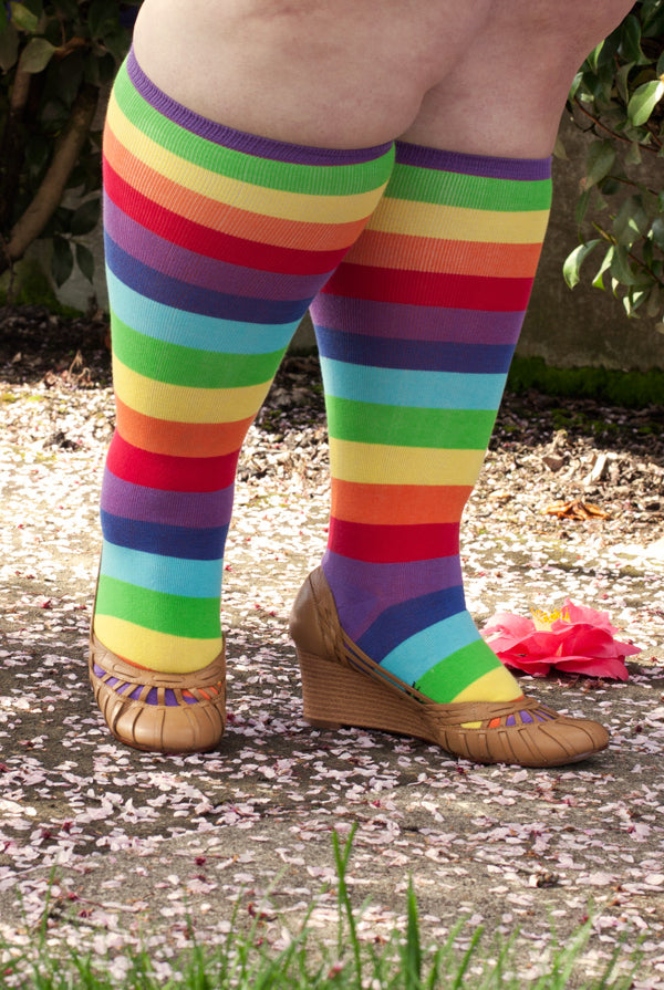 Rainbow Sunshine Knee Socks - ESPI LANE