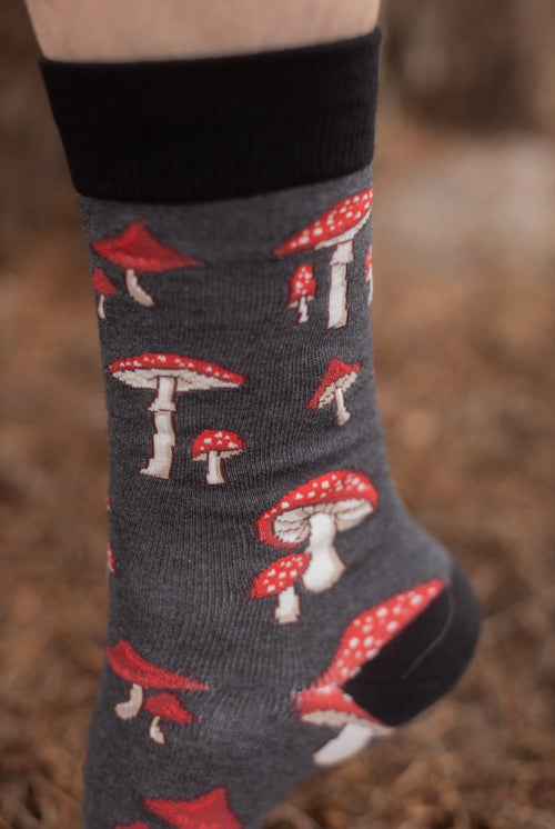 Magic Mushrooms Slipper Socks