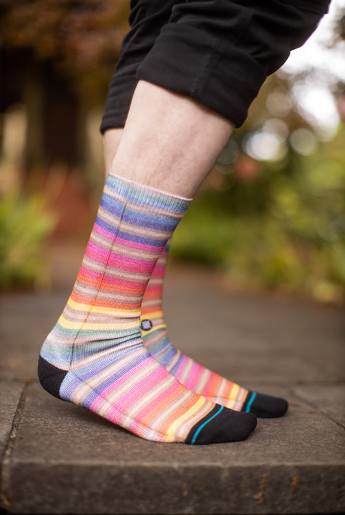 Laurel Burch Wildflowers Crew – Sock Dreams