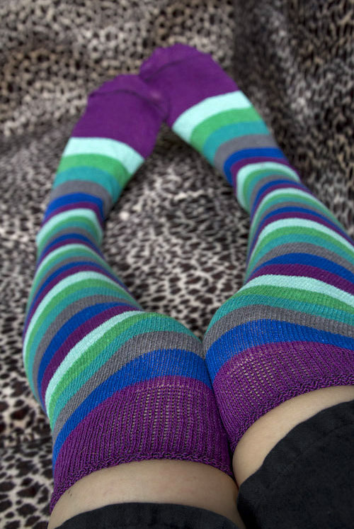 Striped Knees – Sock Dreams