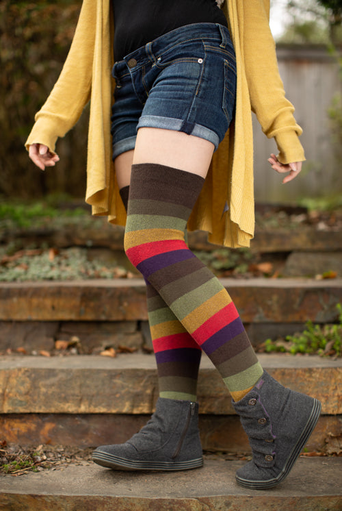 Extraordinarily Longer Radiant Rainbow Socks