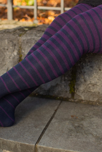 Extraordinarily Longer Gradient Stripe Socks