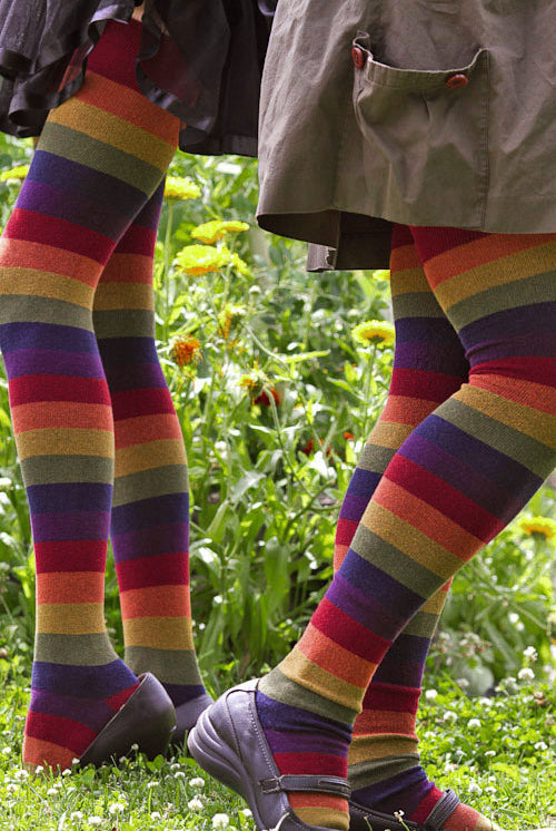 Extraordinarily Longer Gradient Stripe Socks – Sock Dreams