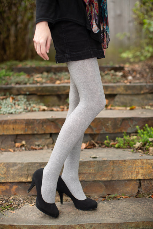 Bamboo Rayon Ribbed Tights