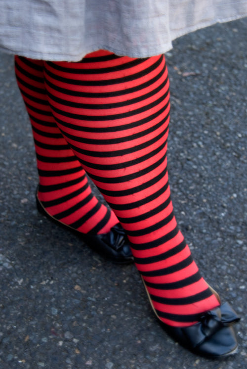 Pink & Red Striped Tights – Legacy Consignment