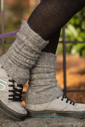 Converse high tops with leg warmers