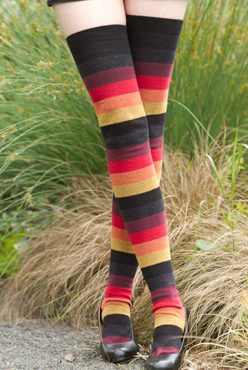 Modern Rainbow Socks No. 2 – Knitty McPurly, LLC