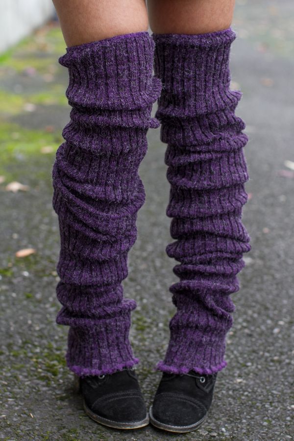 Super-Long Ribbed Leg Warmers – Sock Dreams