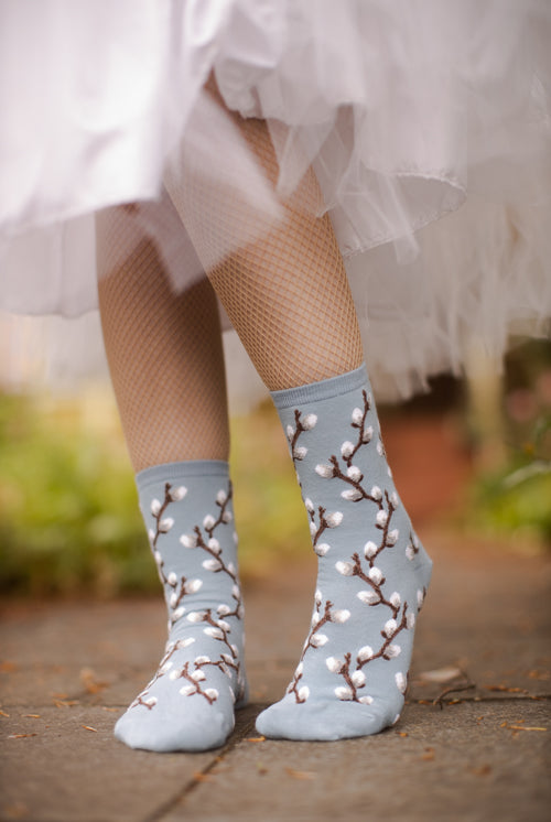 Willow Floral High Leg Knickers, Underwear, Socks & Tights
