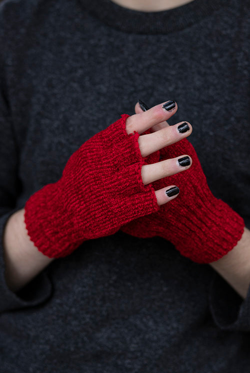 Knit Fingerless Gloves – Sock Dreams