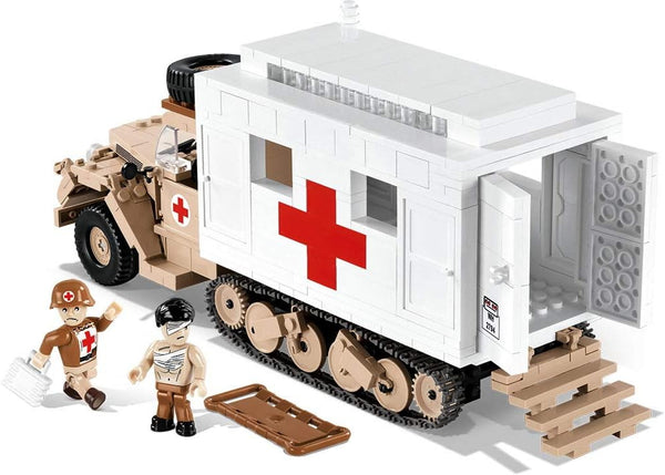 COBI Historical Collection Red Cross V3000S Maultier Ambulance