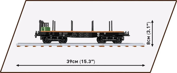 COBI German Railway Flatcar TYP SSY 