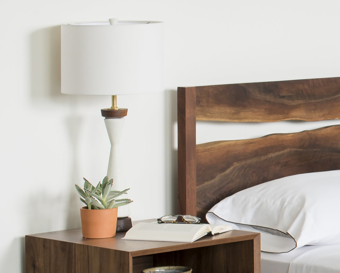 Apollo Mini Lamp with Walnut