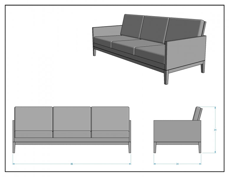 Original Design for Clyde Sofa