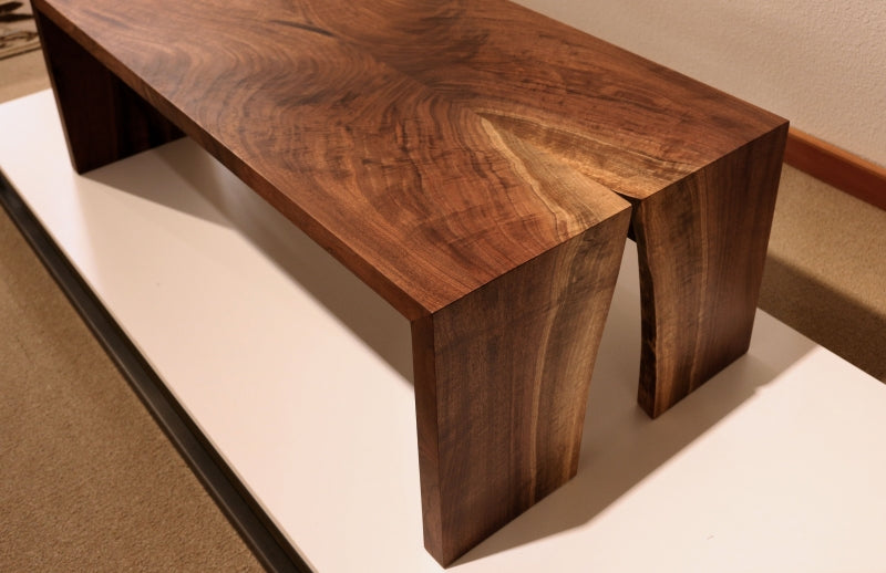 Miter Wrap Live Edge Coffee Table 