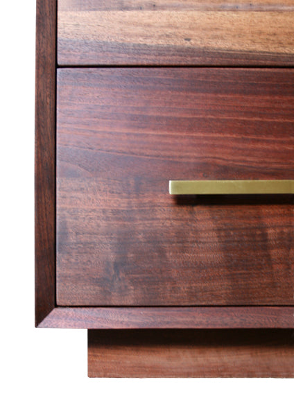 Modern Four Drawer Dresser Detail