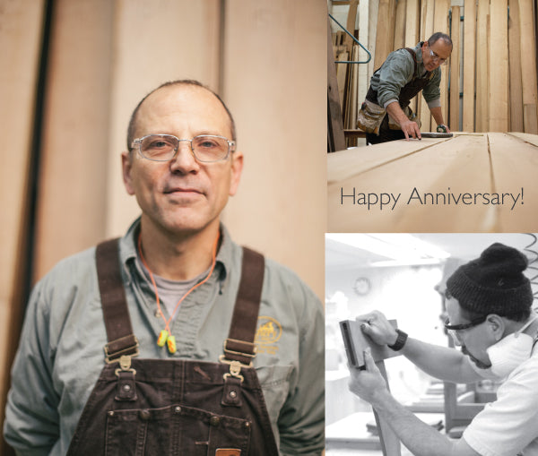 Happy Anniversary to The Joinery's shop foreman