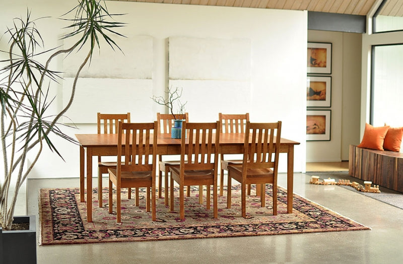 Shaker Dining Table with Arts and Crafts Chairs