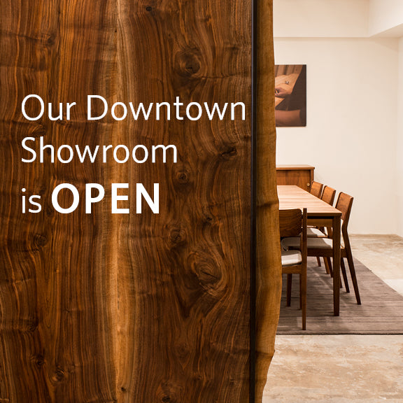 Our downtown showroom is open