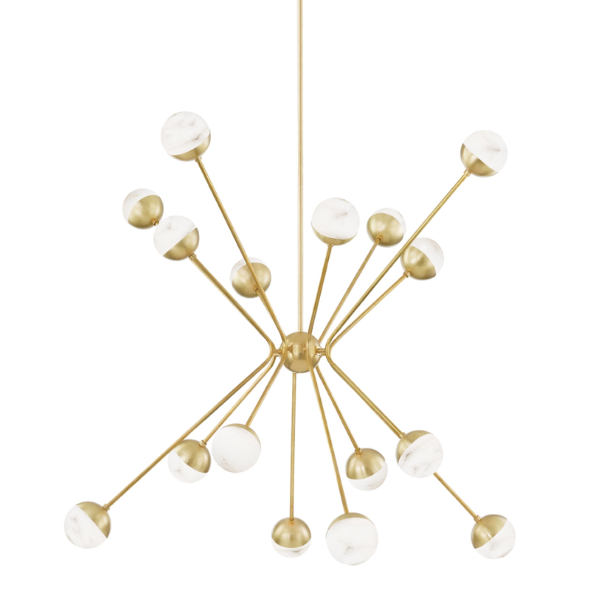 Hudson Valley - 3316-AGB - LED Chandelier - Astoria - Aged Brass