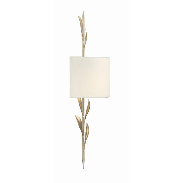 Broche 2 Light Antique Gold Sconce – Foundry Lighting