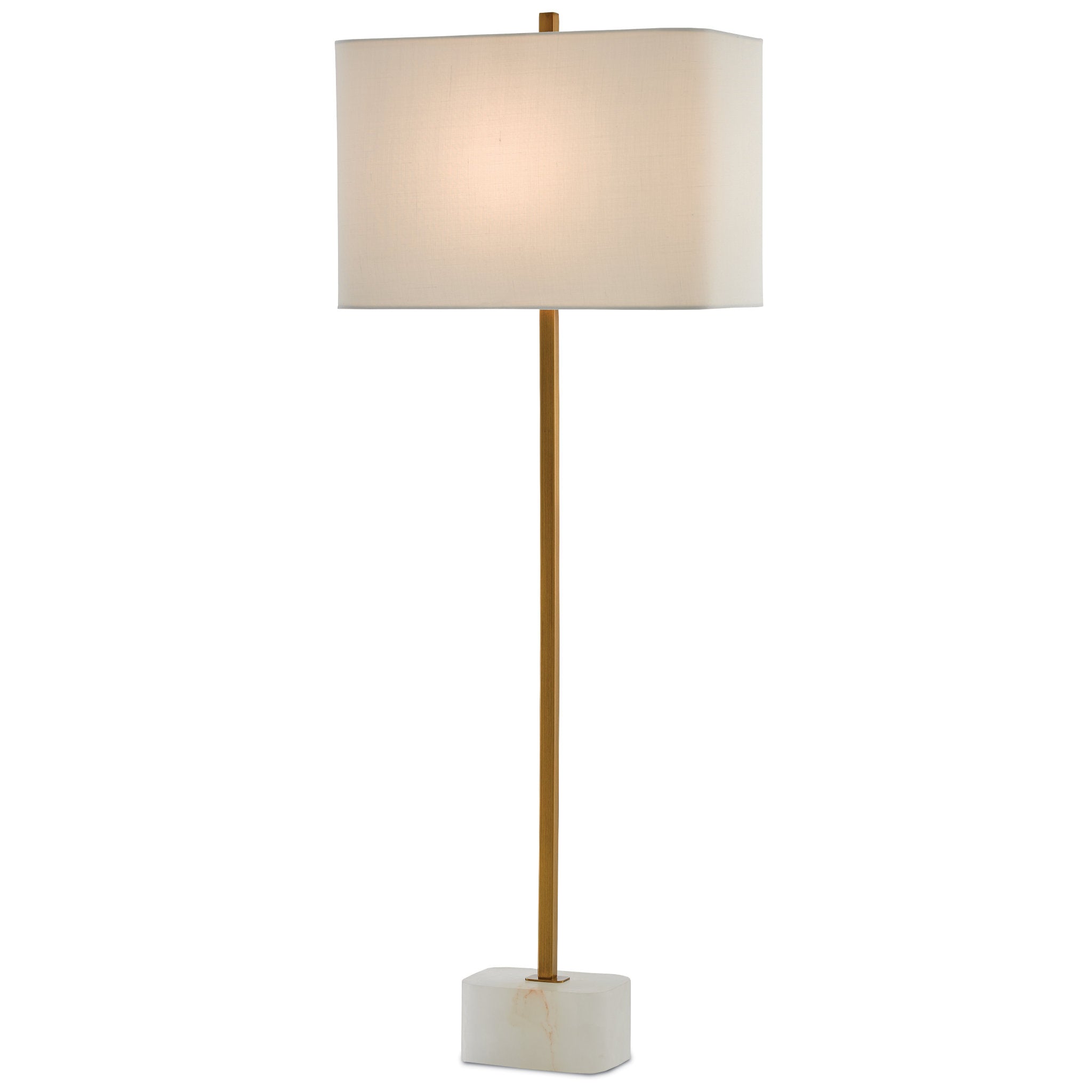 Adorn Large Brass Table Lamp - Antique Brass/Black