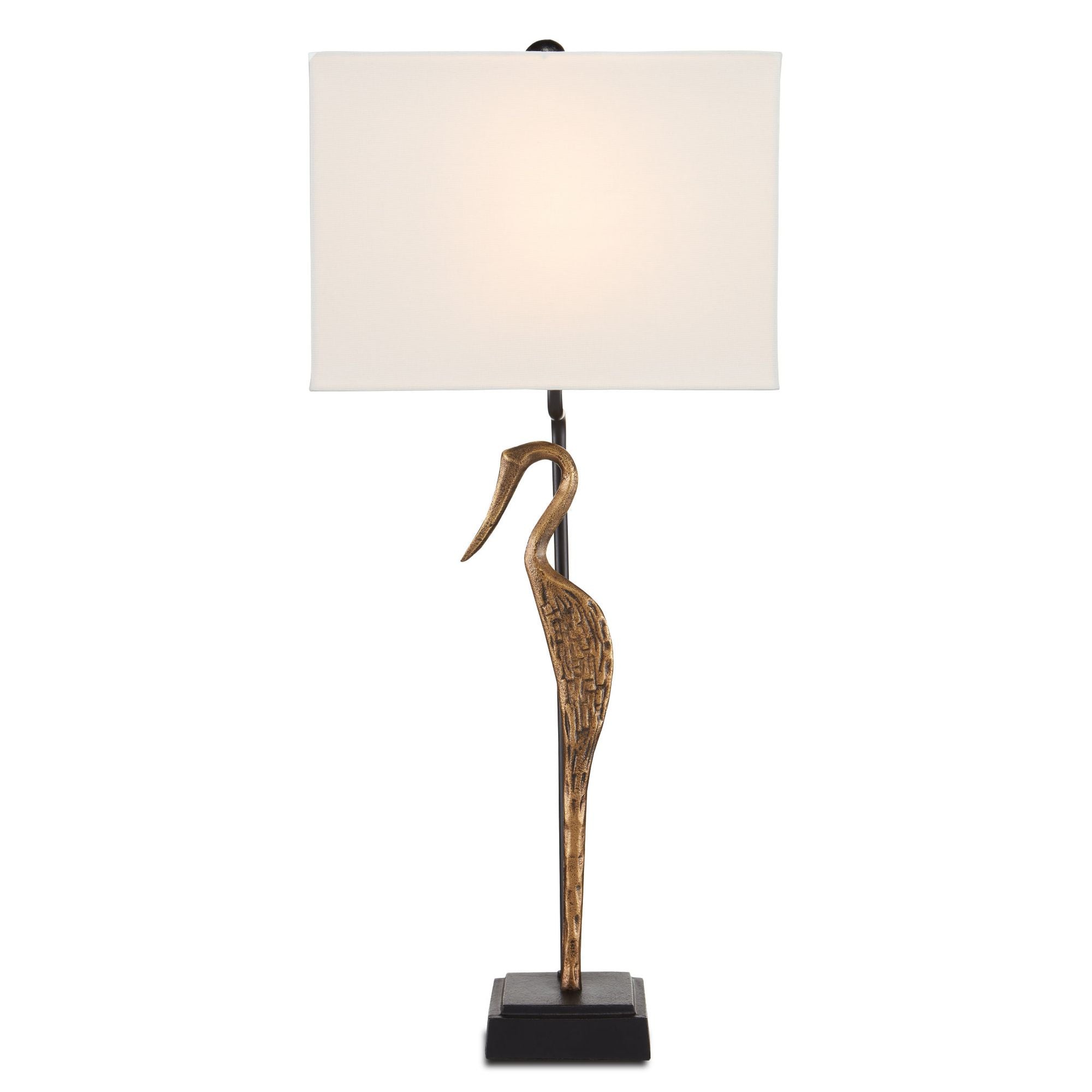 Antigone Brass Table Lamp - Antique Brass/Black