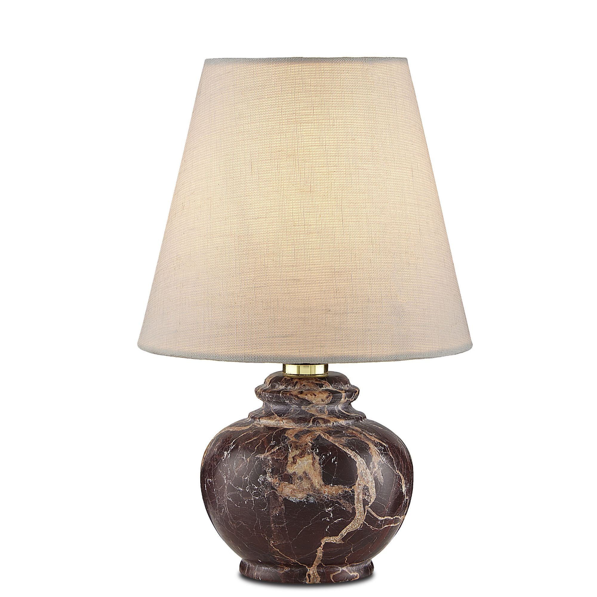 Leaning Matt Brass Table Lamp with Black Shade - ID 11029 – The