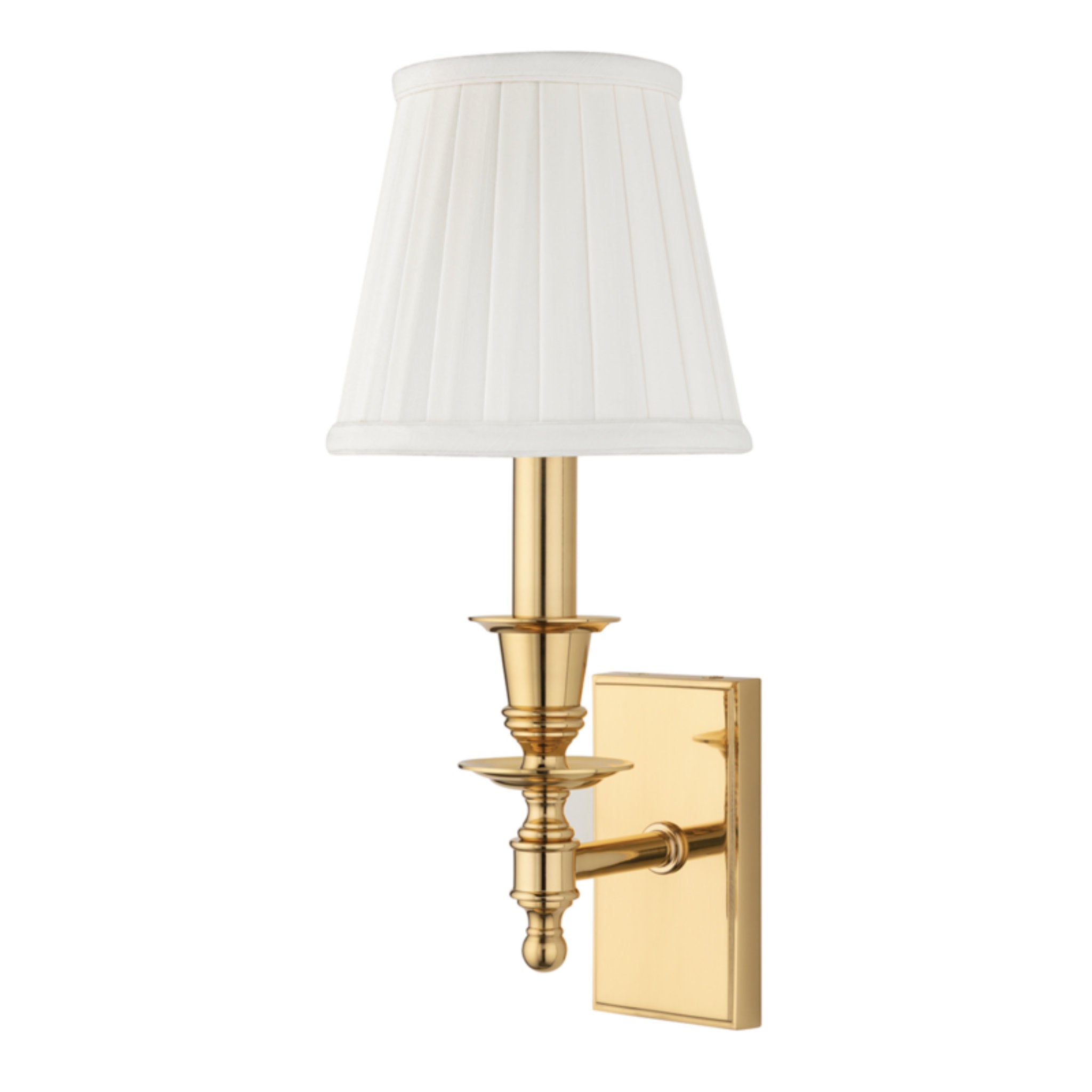 polished brass wall lights