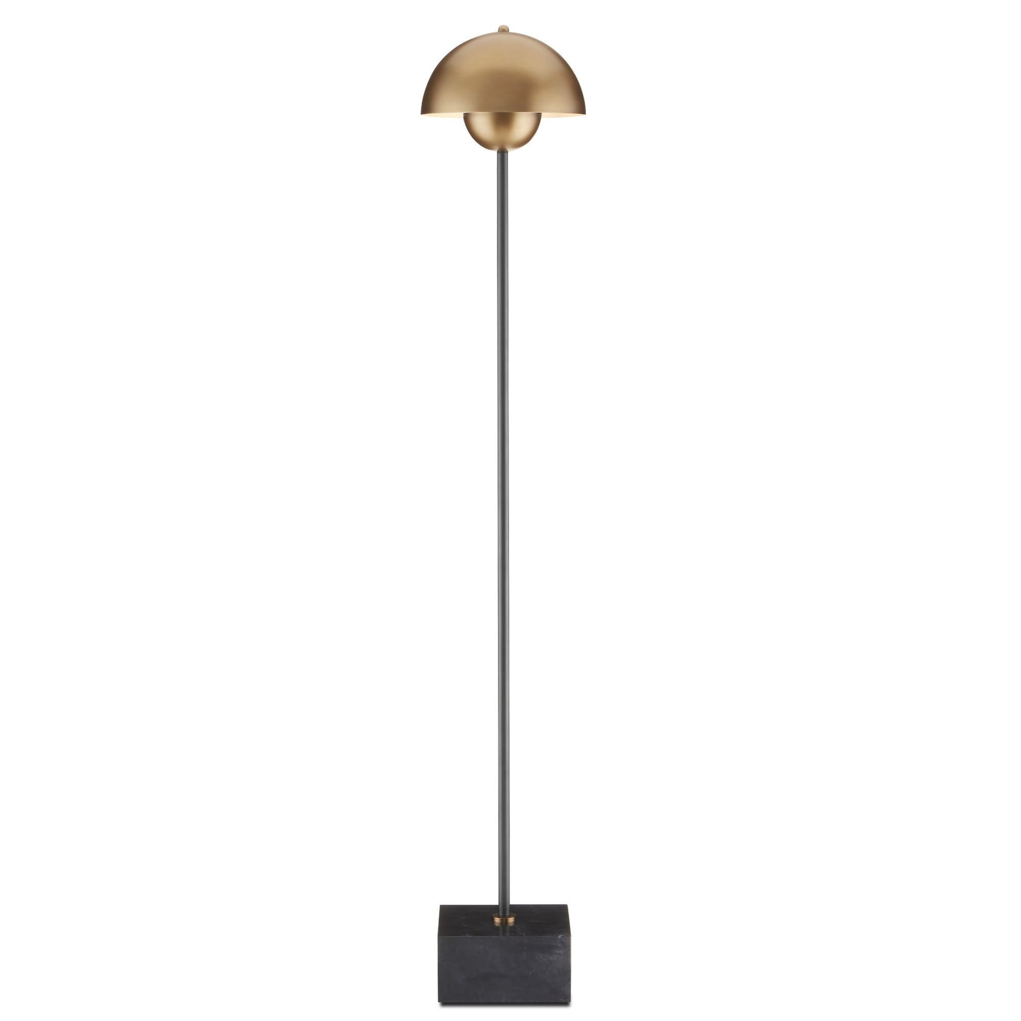 Maxstoke Brass Floor Lamp - Antique Brass