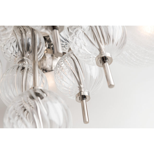 Hudson Valley Lighting 6433-AGB Calypso 8 Light Chandelier in Aged Bra ...