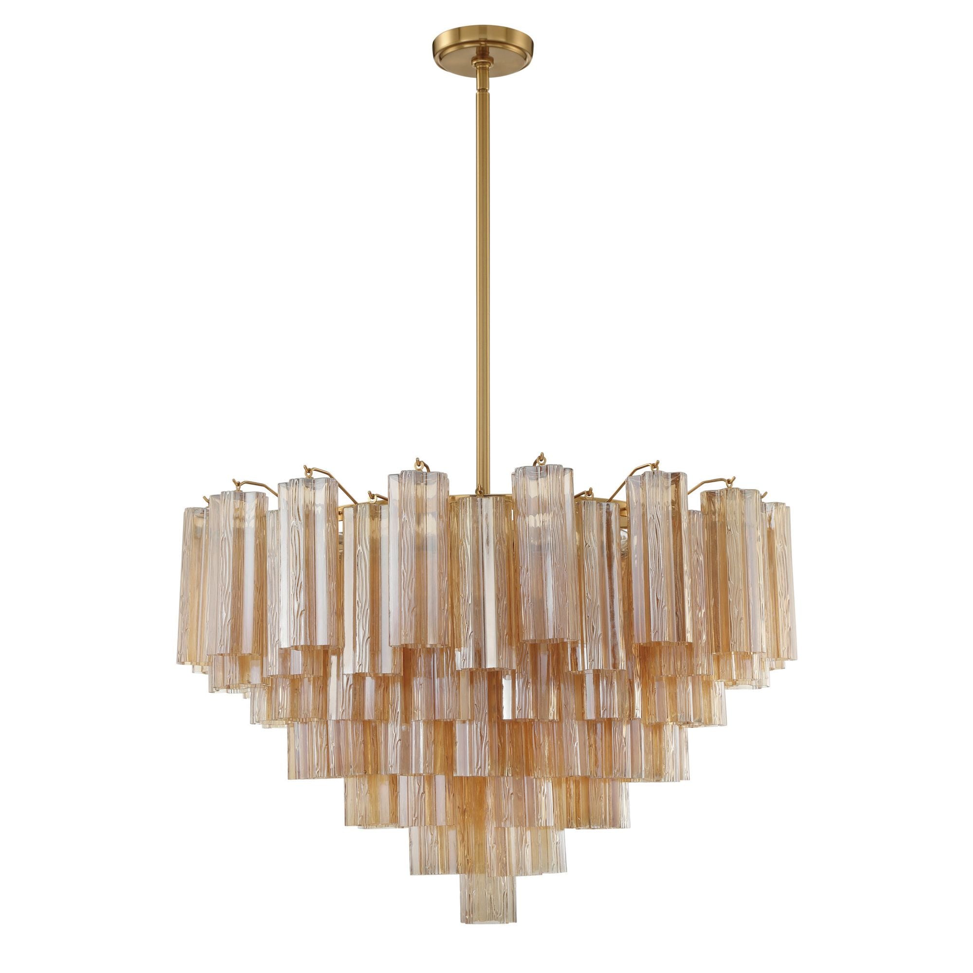 Traditional Crystal 31W 12-Light Polished Brass Chandelier