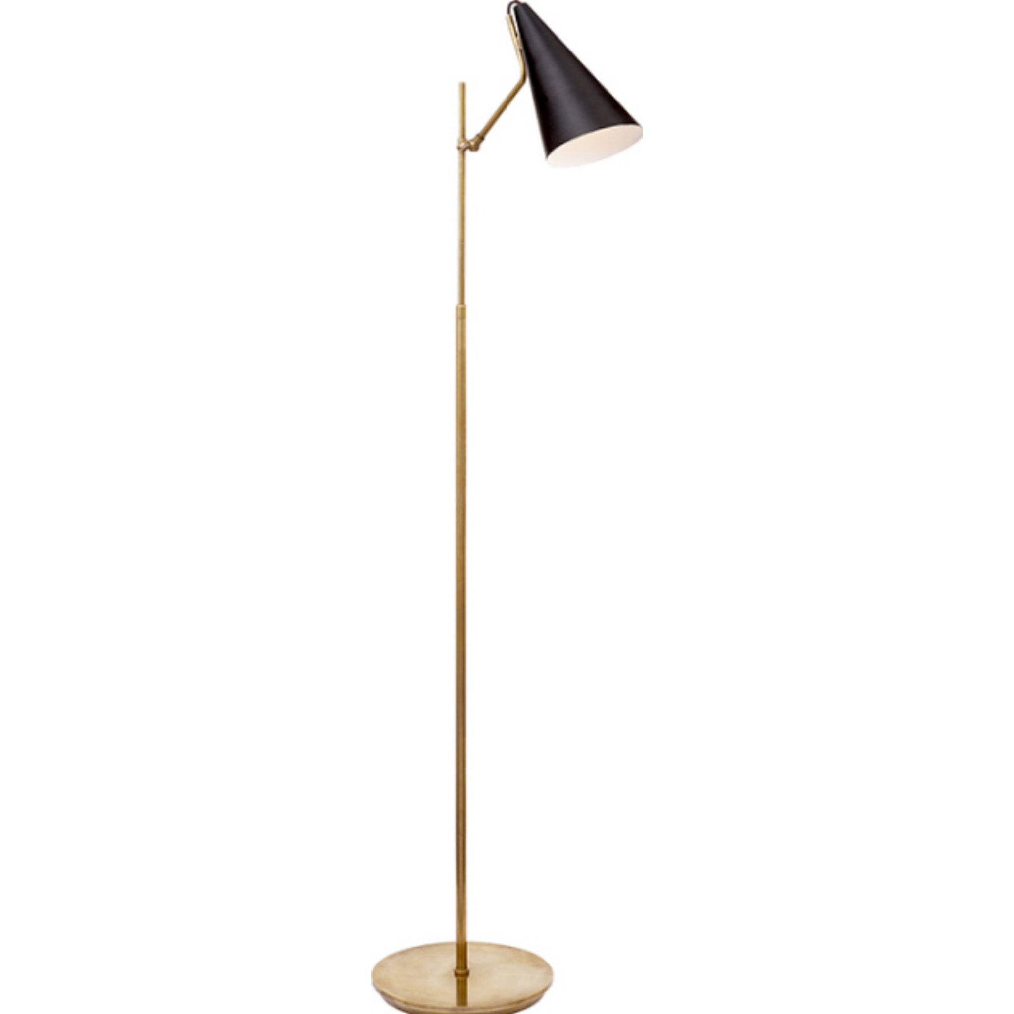 AERIN Austen Large Dual Function Floor Lamp in Black