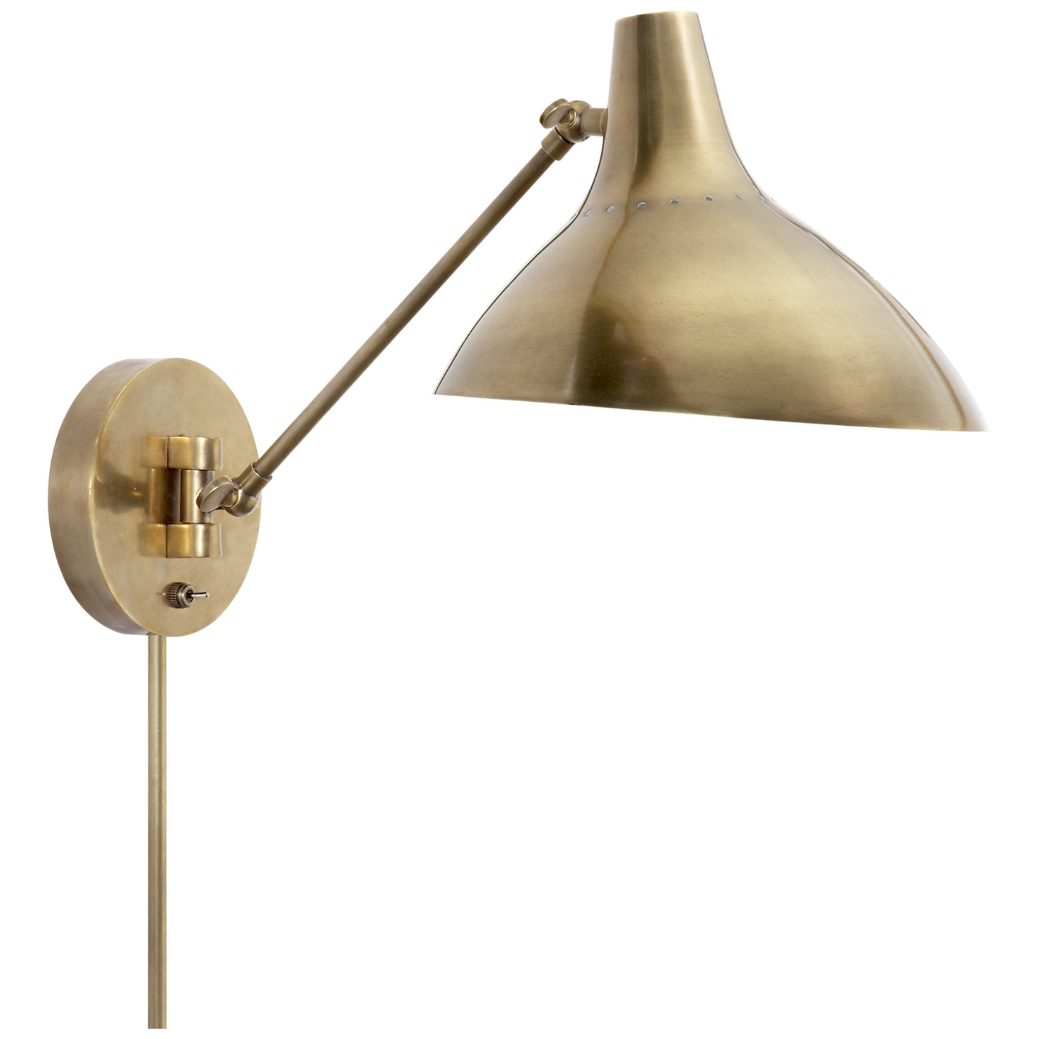 AERIN Eaton Linear Sconce in Hand Rubbed Antique Brass