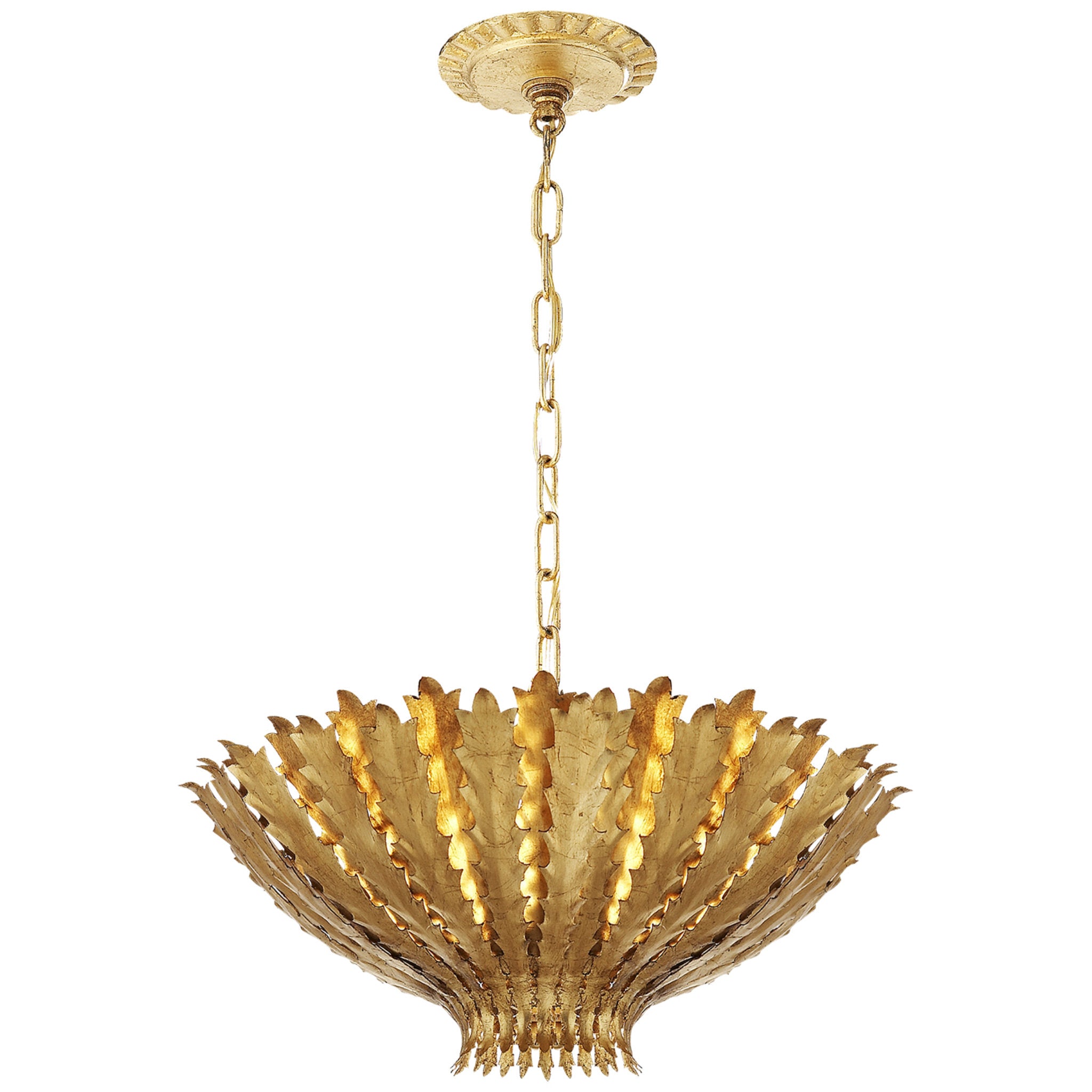 Aerin Montmartre Medium Chandelier in Antique Brass by Visual Comfort  Signature at Destination Lighting