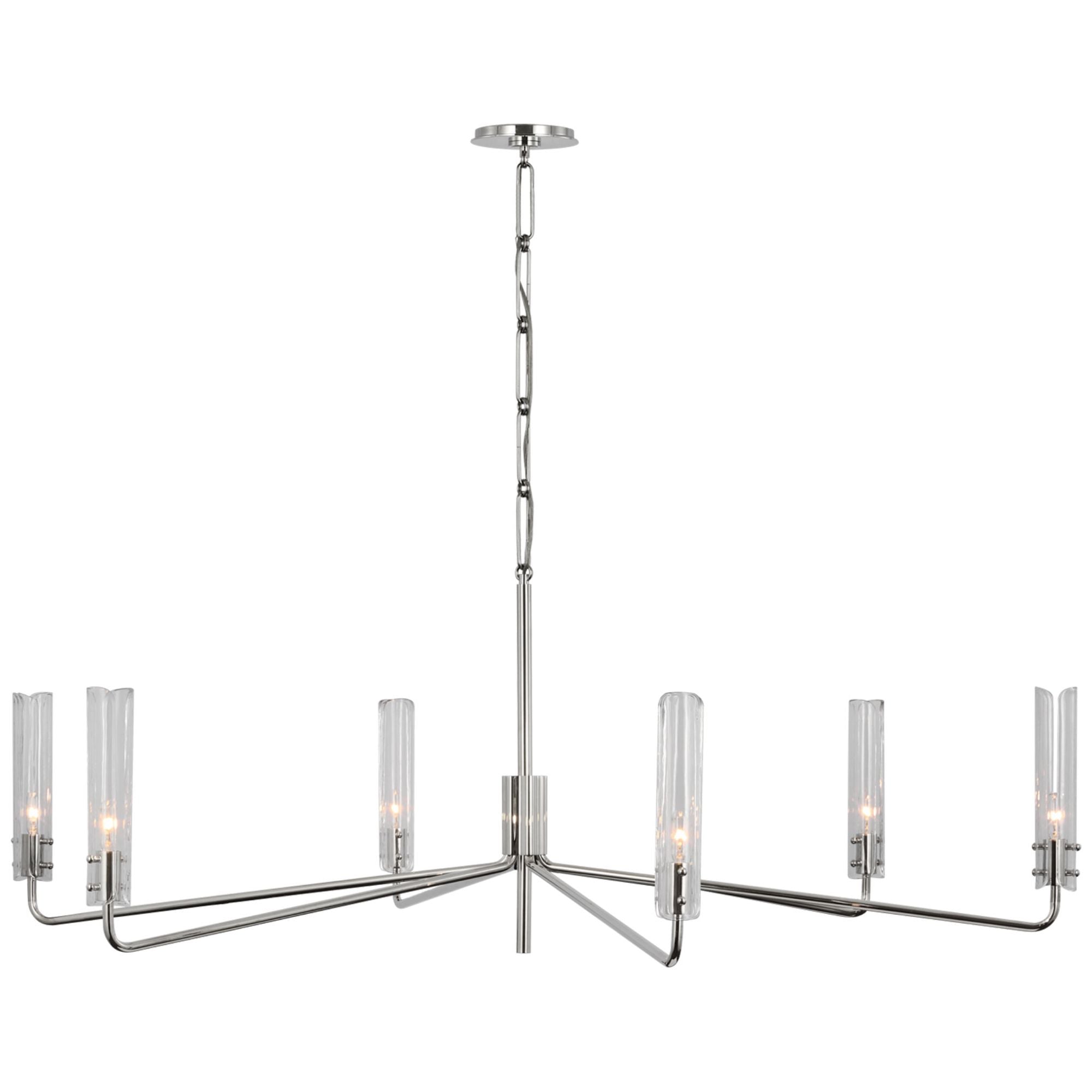 CD5025SBCG by Visual Comfort - Lomme XL Chandelier in Soft Brass