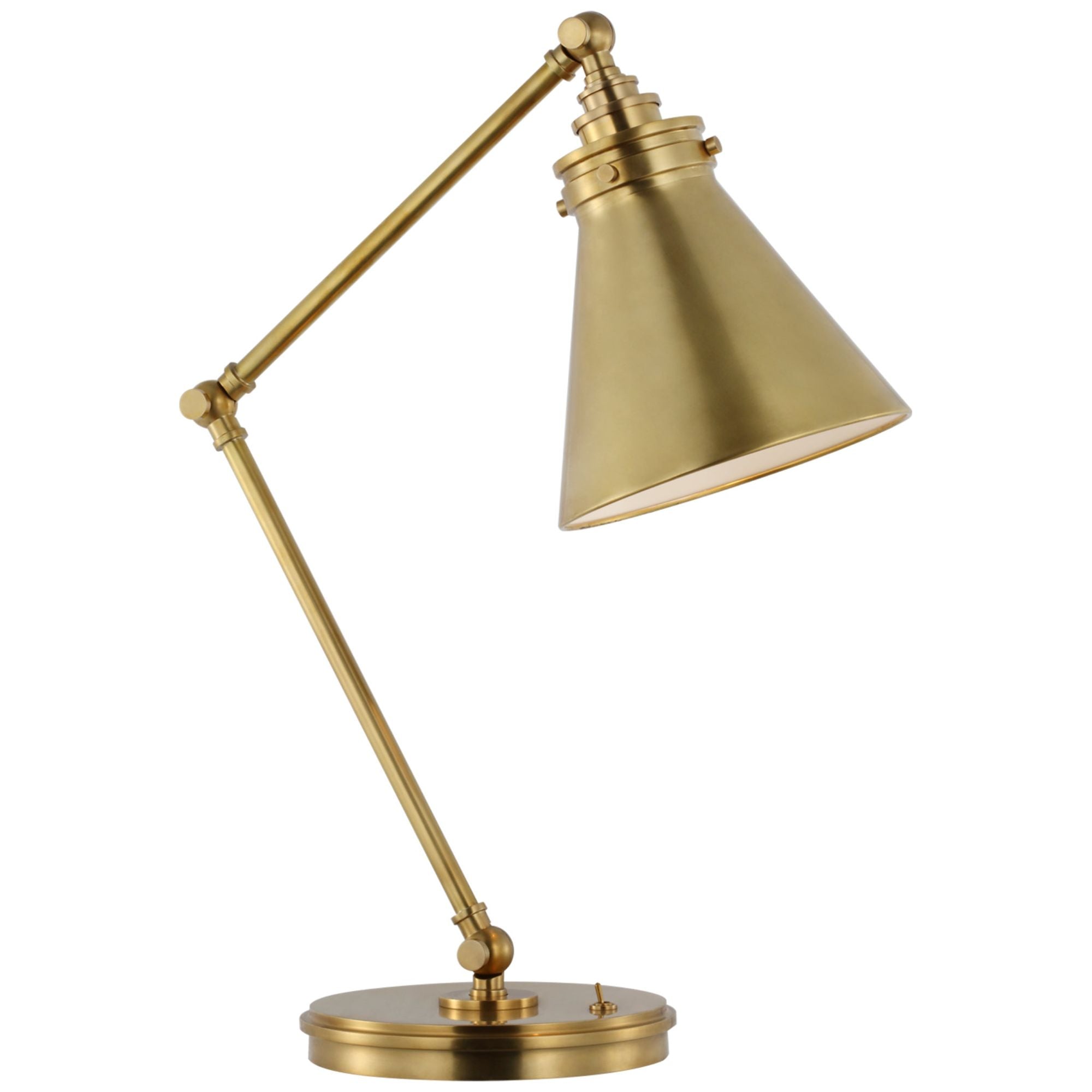 Down Low  Classic Brass Floor Lamp — Casa Victoria - Vintage Furniture On  Los Angeles Sunset Boulevard