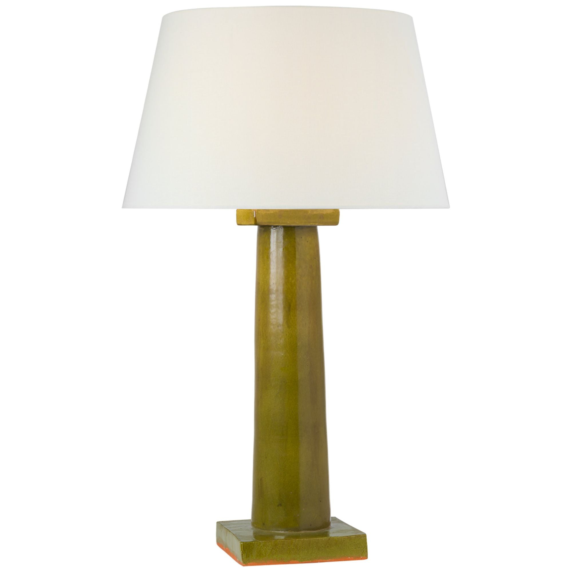 Visual Comfort E.F. Chapman Metal Banded Table Lamp - copycatchic