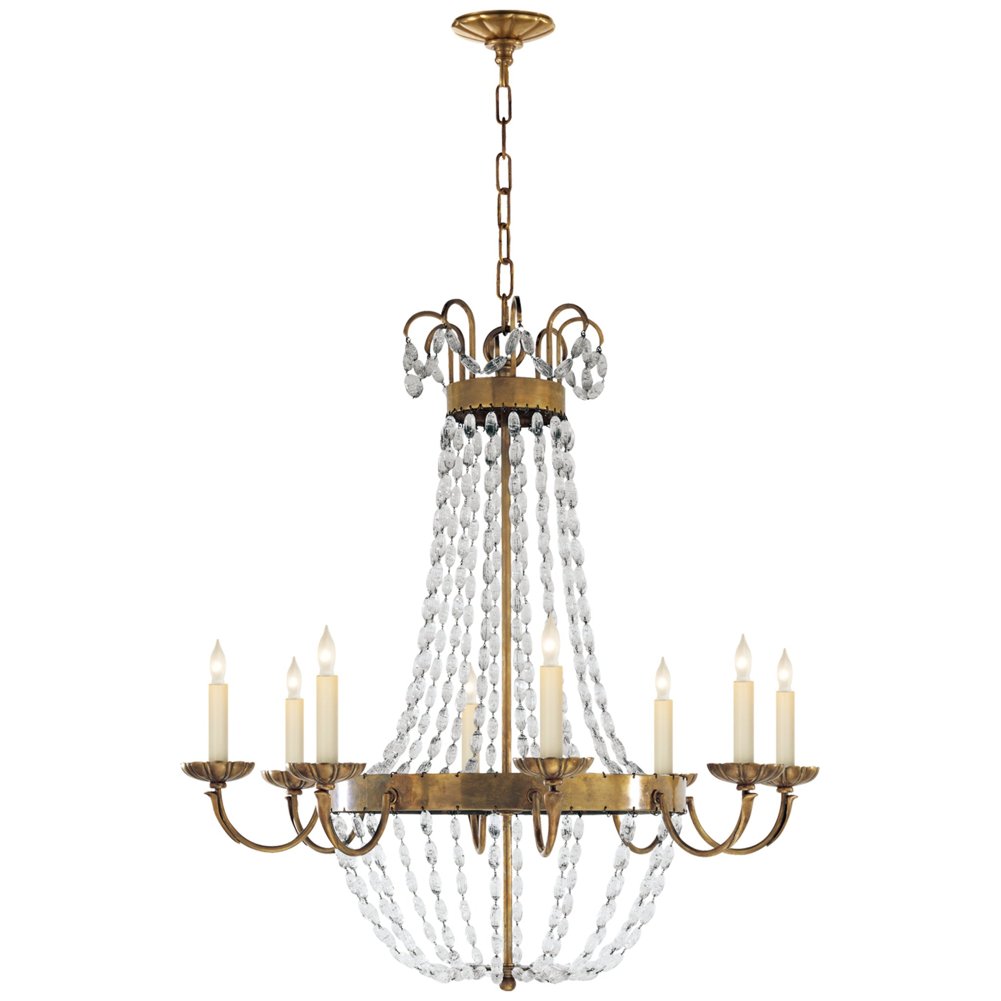 SN5108HAB by Visual Comfort - Regency Large Chandelier in Hand