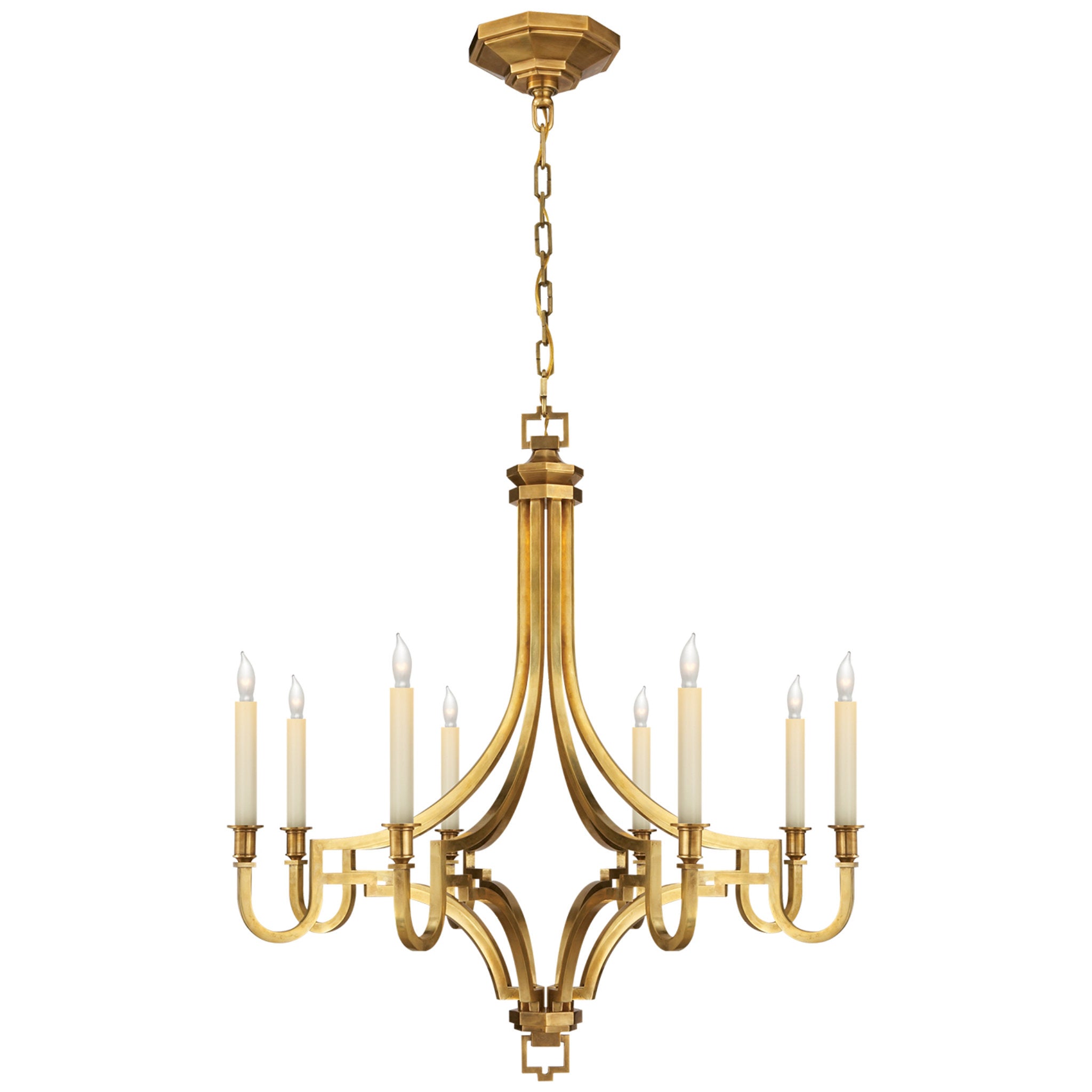 Chapman & Myers Parkington Single Library Wall Light in Antique-Burnis