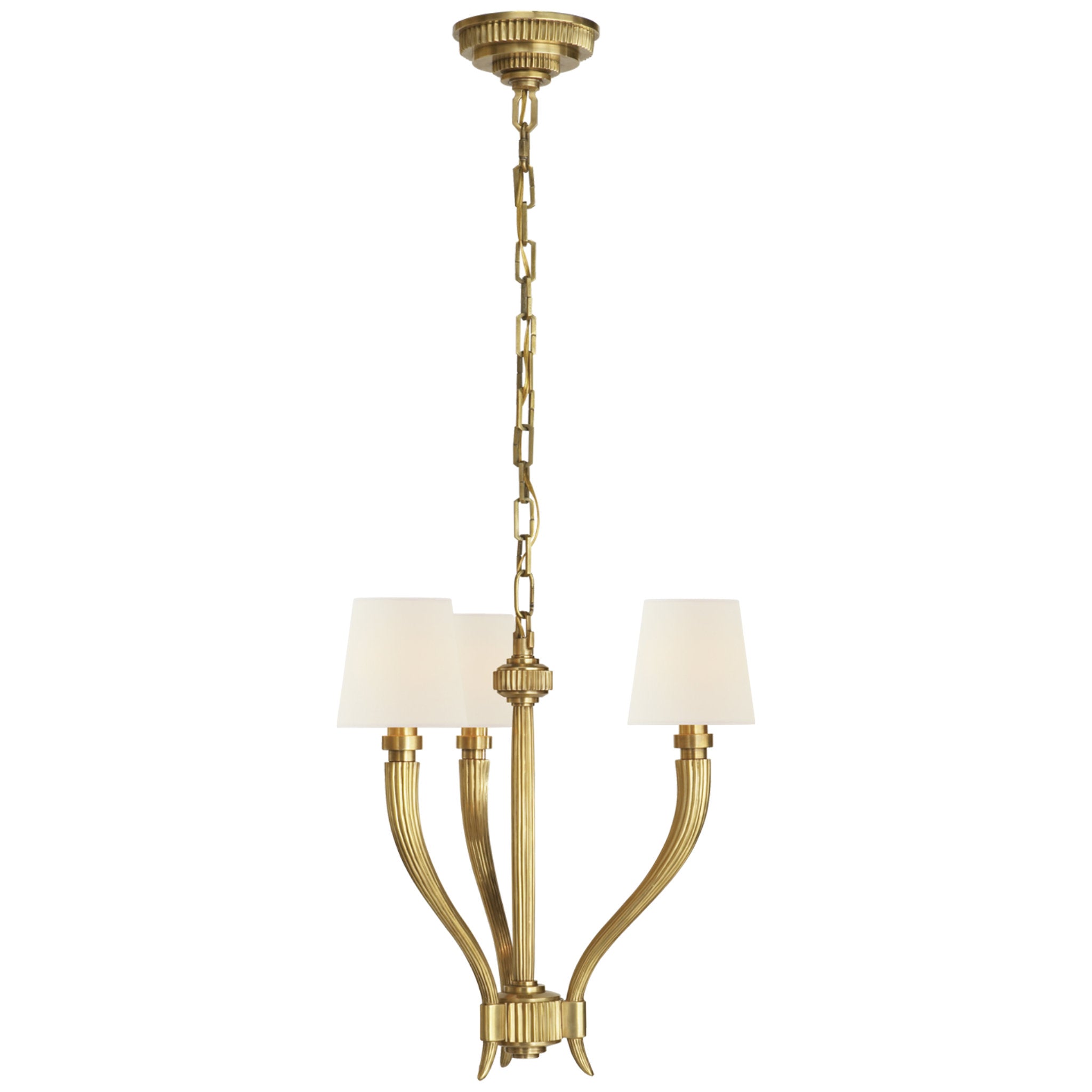 Visual Comfort SL 5814HAB-NP Classic 26 Mini Ring Chandelier by E.F Chapman