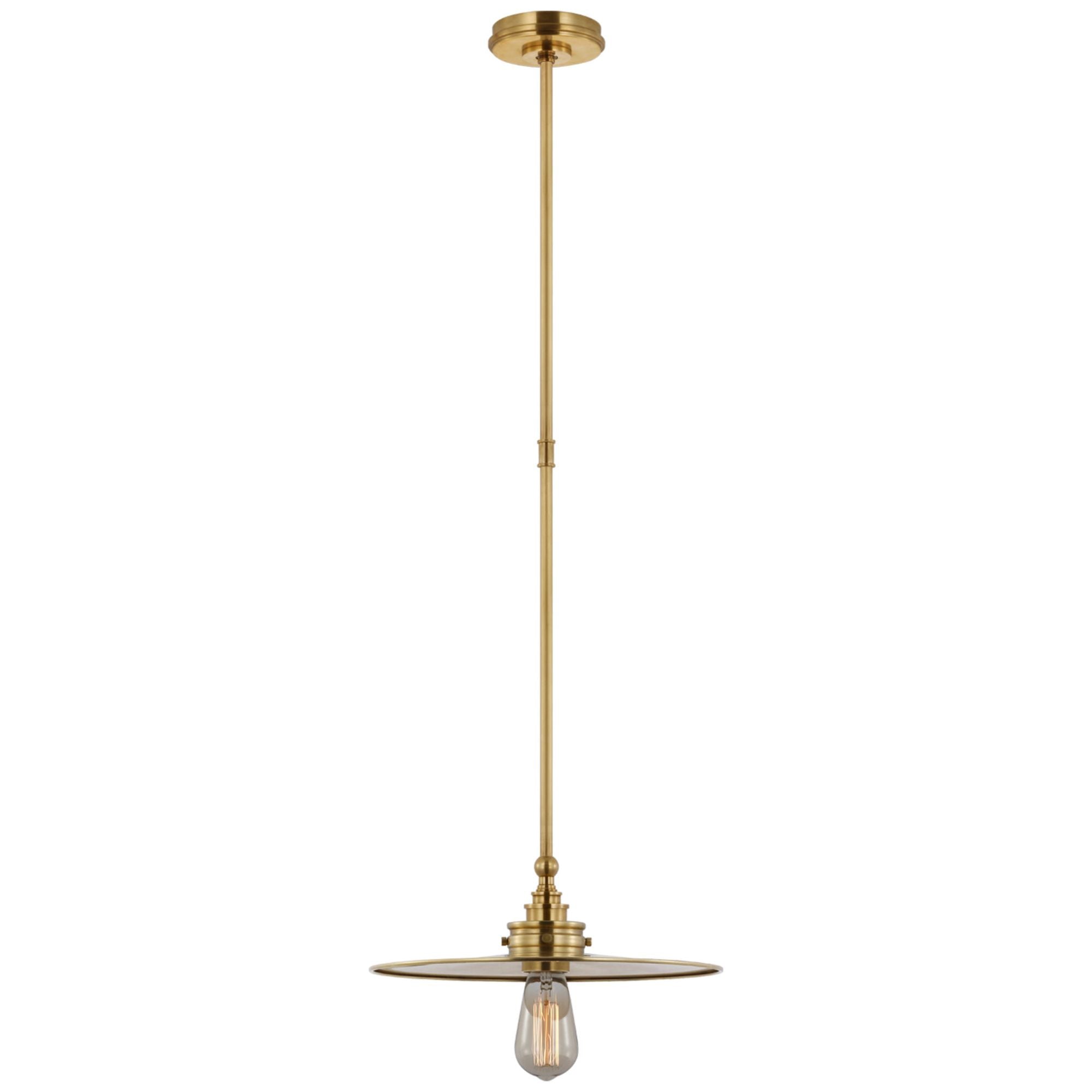 Chapman & Myers Launceton Ring Chandelier in Antique-Burnished Brass
