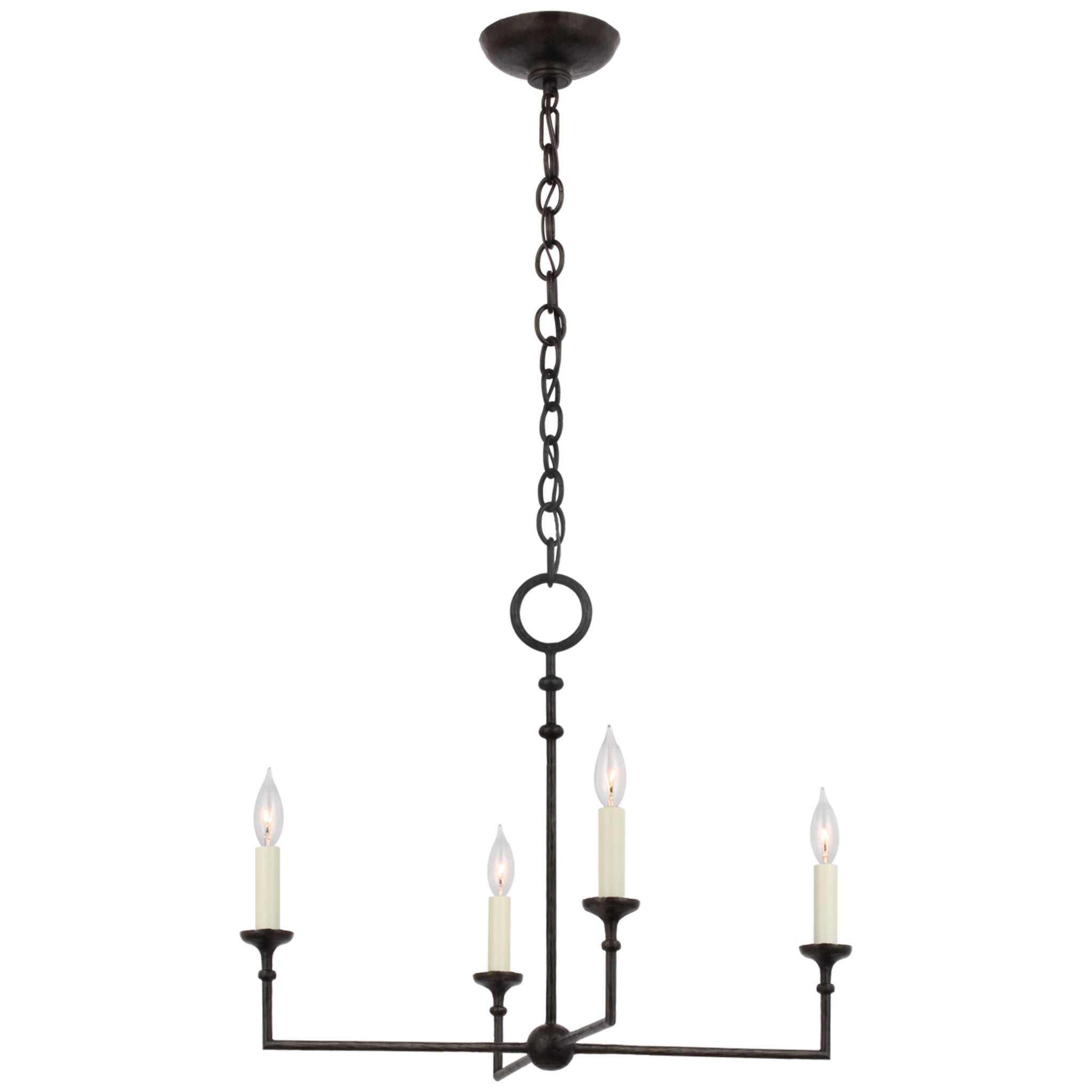 Chapman & Myers Mykonos 8 Light 27.5 inch Antique-Burnished Brass  Chandelier Ceiling Light, Medium