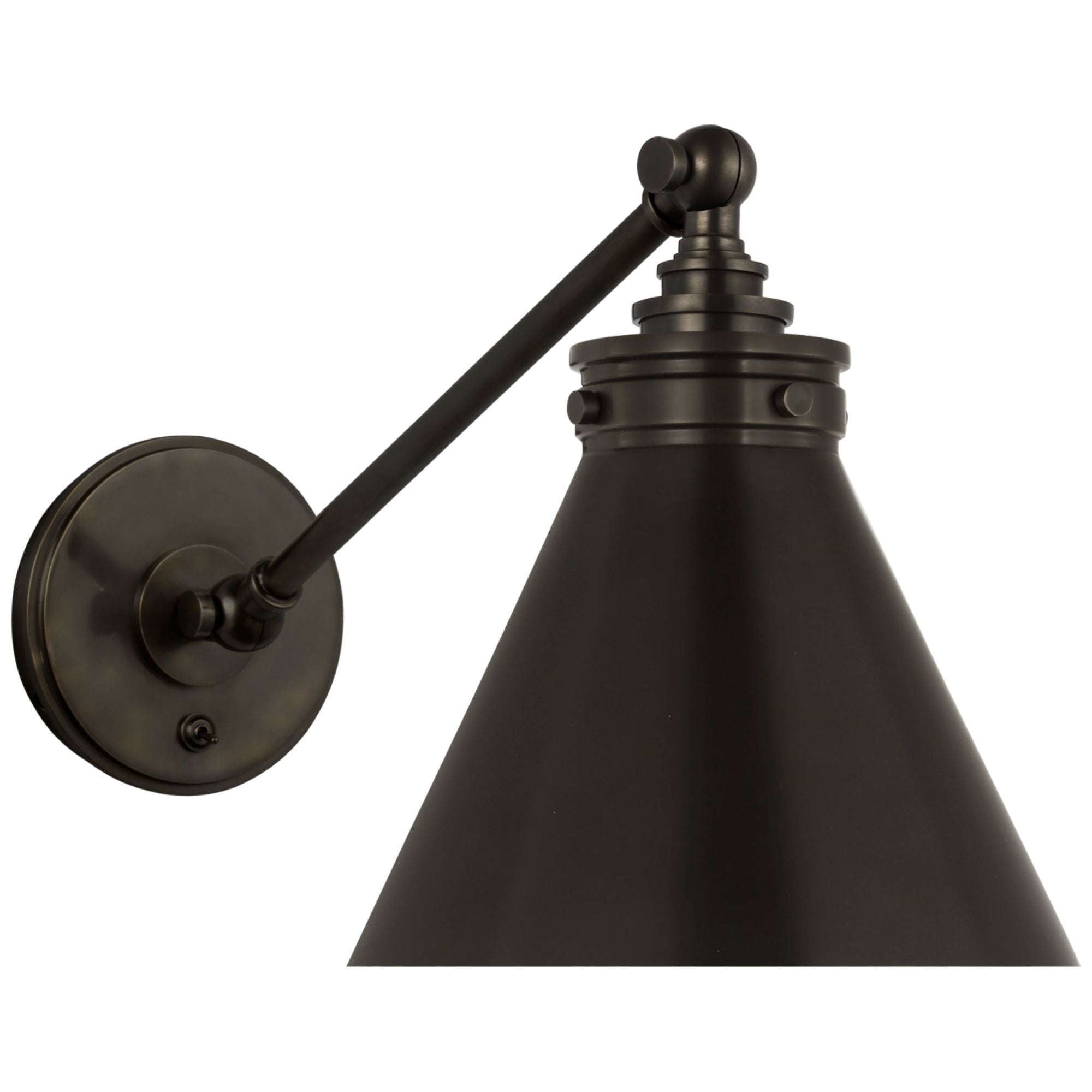 VISUALCOMFORT E. F. CHAPMAN BOSTON 18-INCH SINGLE ARM LIBRARY LIGHT :  SL2922BZ