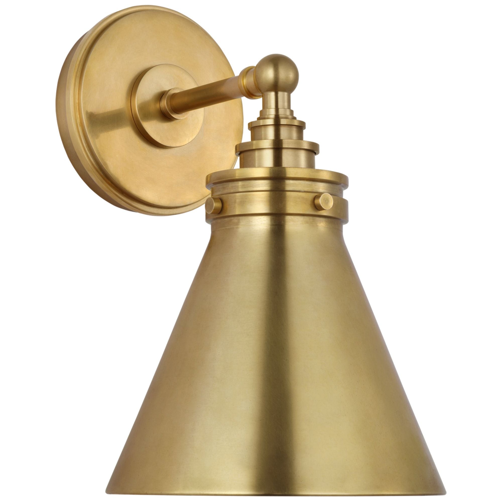 bronze and hand-rubbed antique brass sconce – Lauren Liess