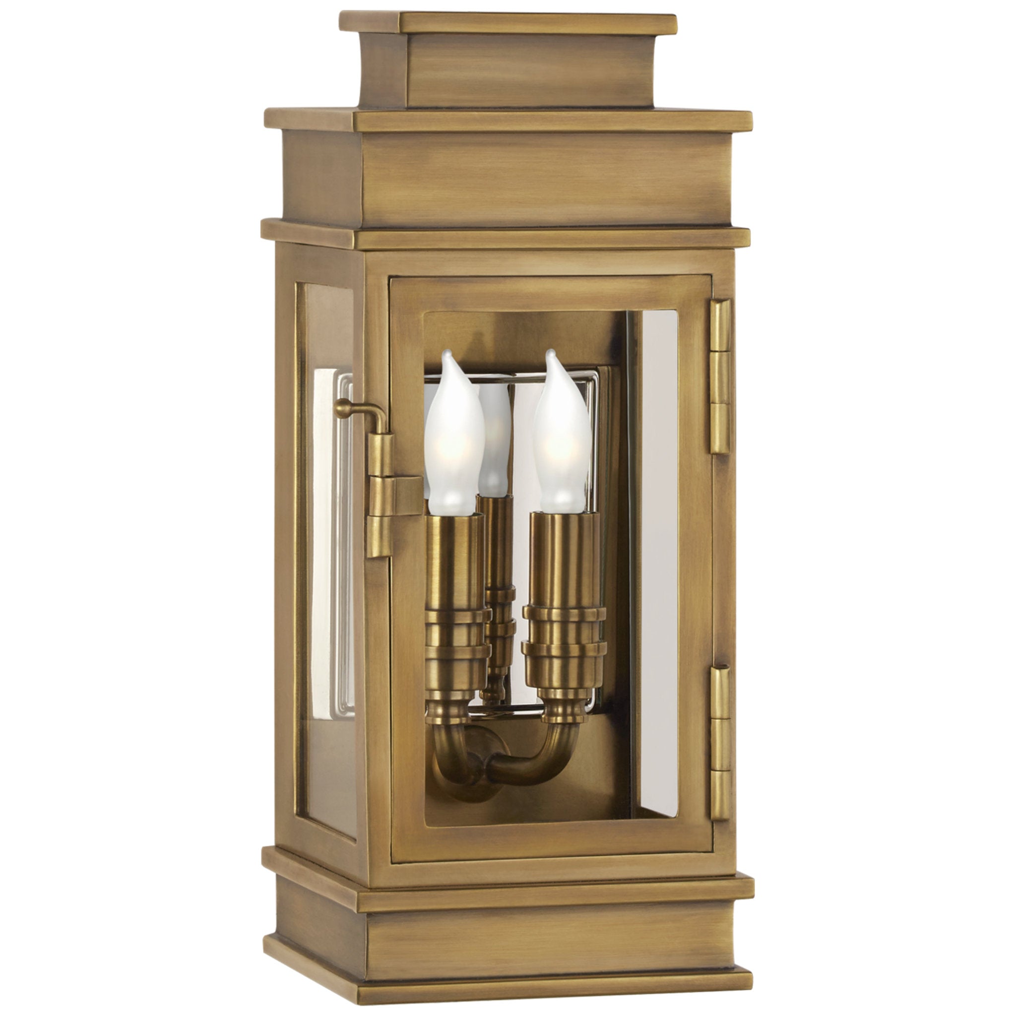 Chapman & Myers Riverside Lantern in Antique Brass by Visual Comfort  Signature at Destination Lighting