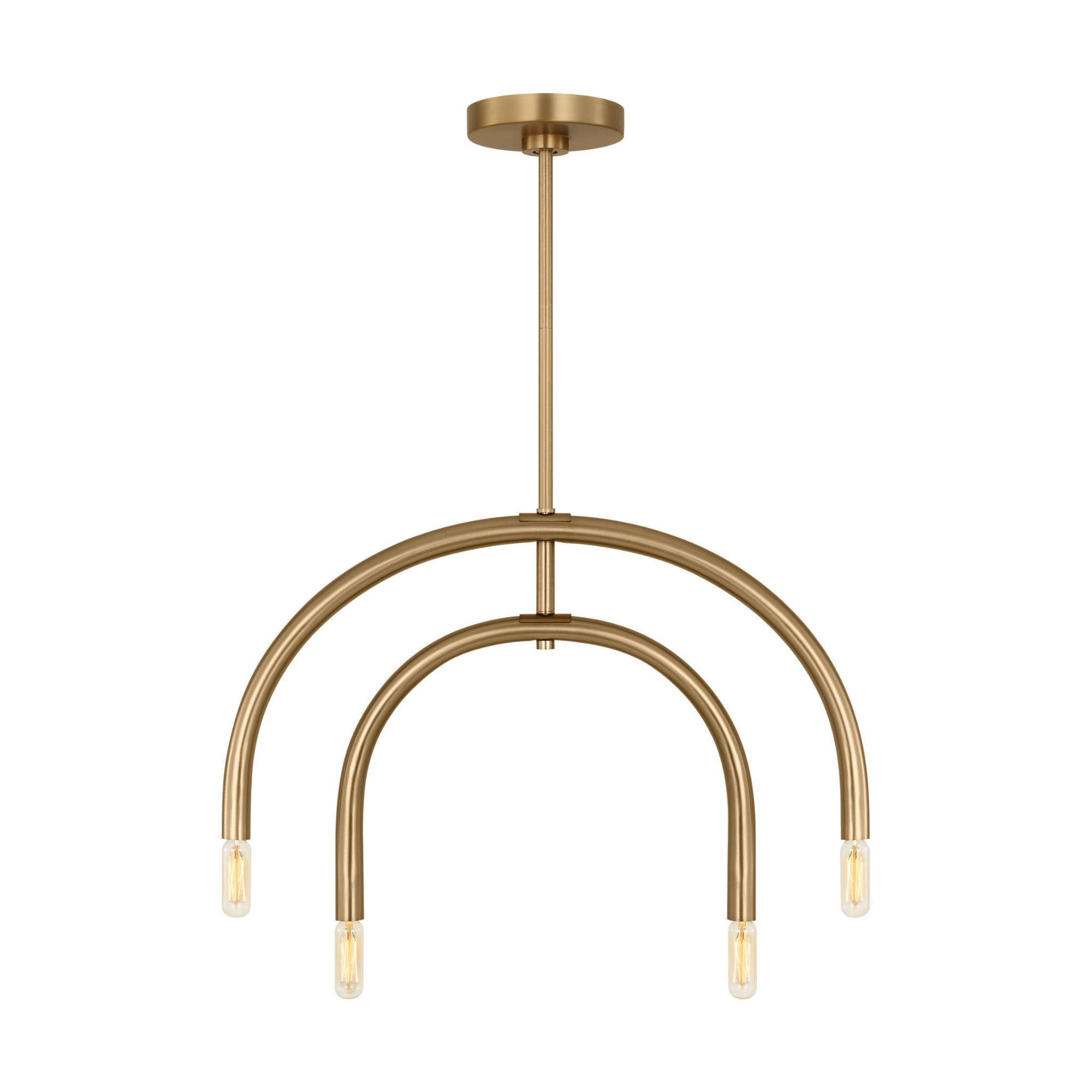 Visual Comfort Studio Collection Morrison Satin Brass Pendant Light with  Octagon Shade at Destination Lighting