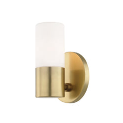 Mitzi by Hudson Valley Lighting H196101-AGB 1 Light Wall Sconce in Aged Brass