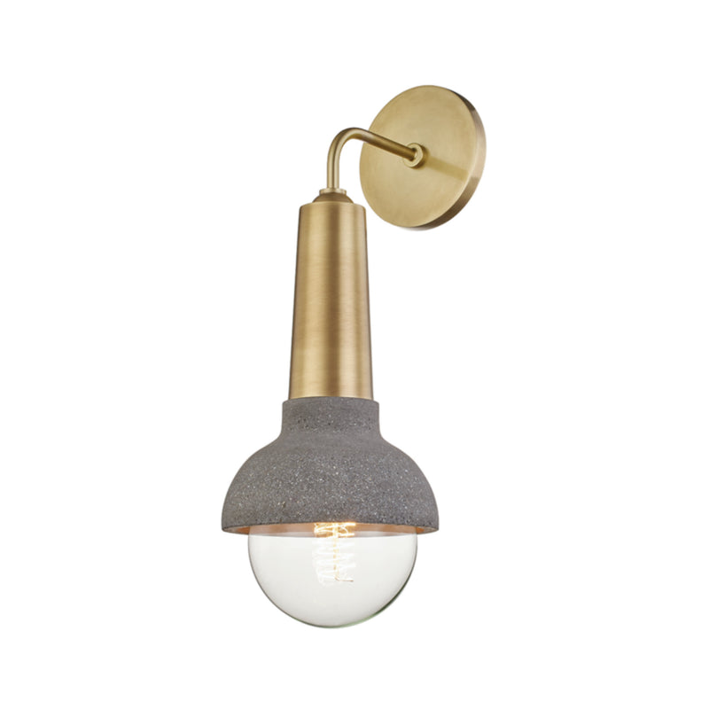 Mitzi by Hudson Valley Lighting H304101-AGB 1 Light Wall Sconce in Aged Brass
