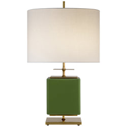 small green table lamp